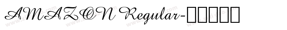 AMAZON Regular字体转换